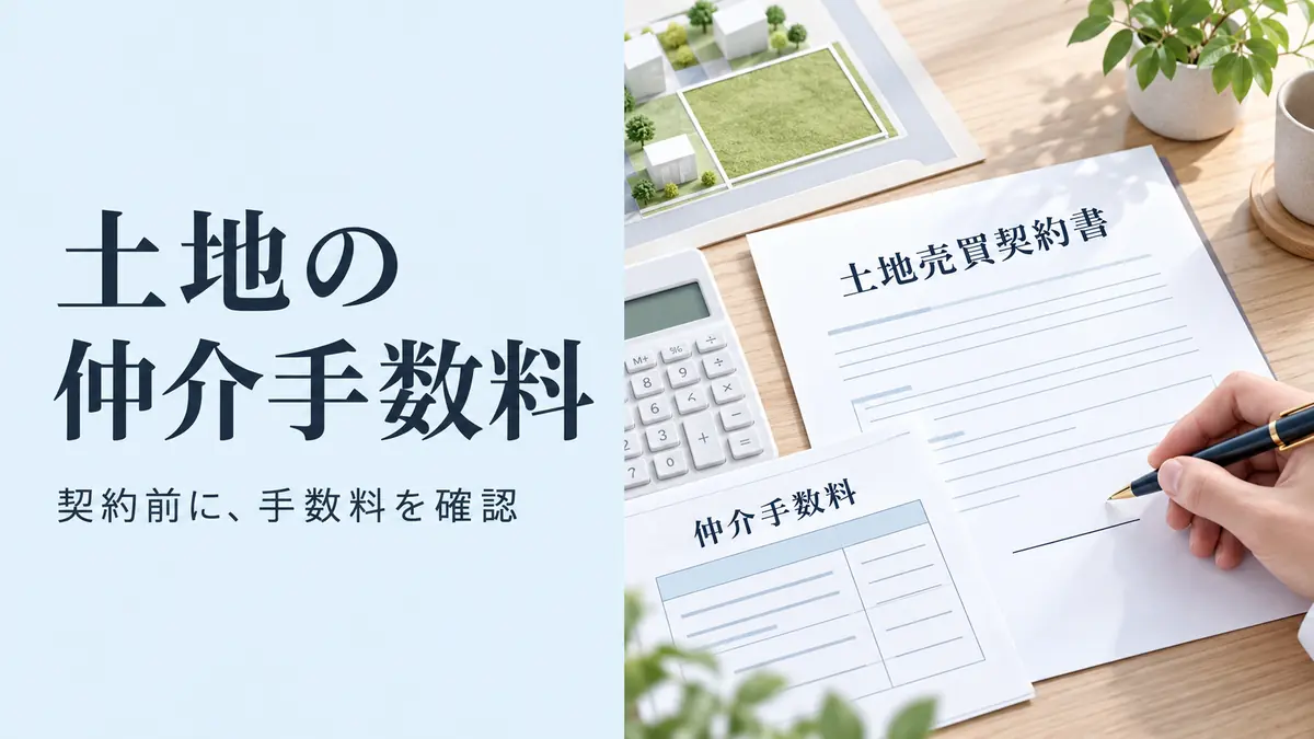 土地の売買契約前に仲介手数料を確認